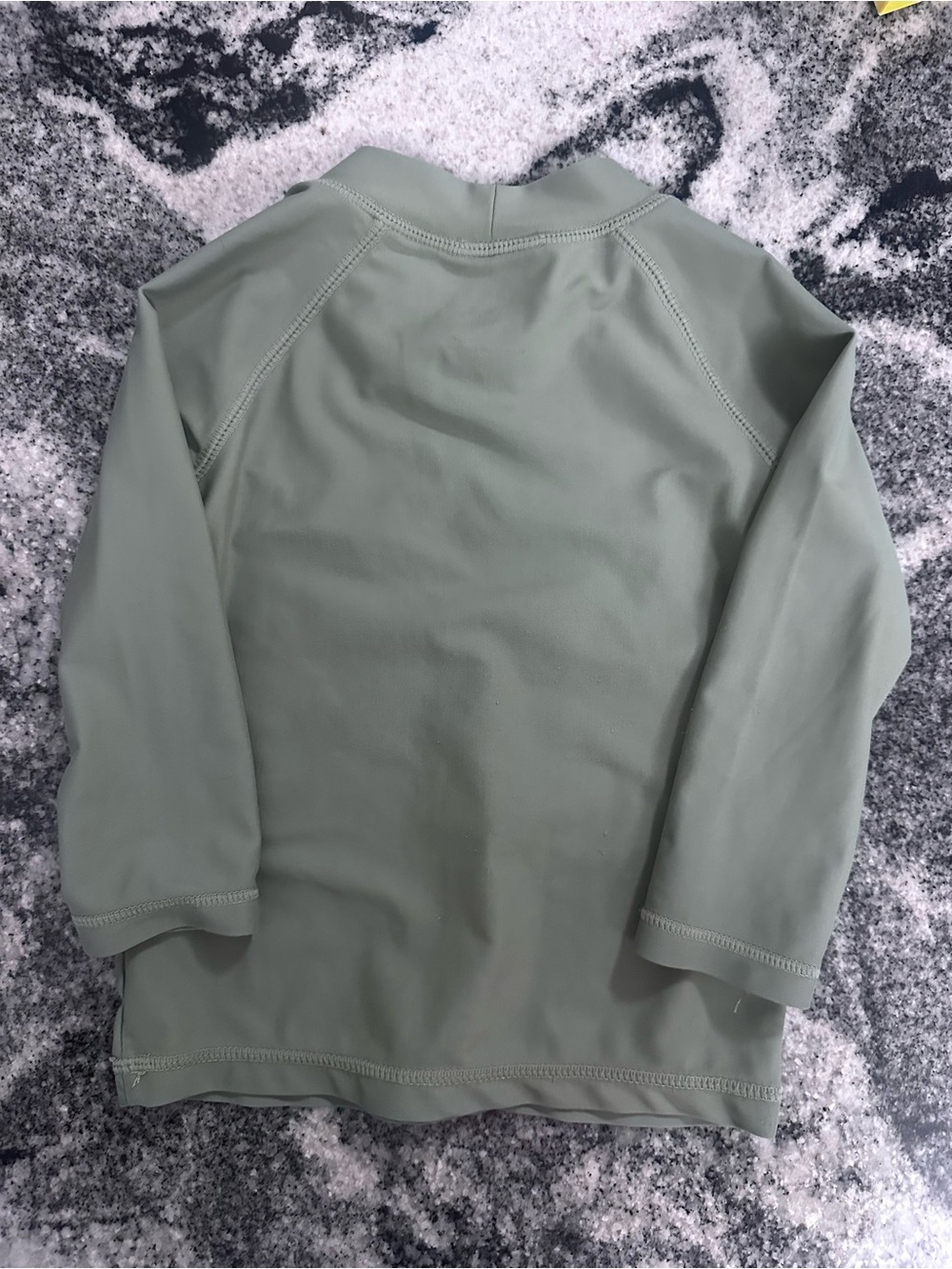 Carter's Olive Green Long-Sleeve Rash Guard - Picture 2 of 3